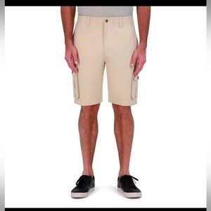 Iron Co Men's Stretch Twill Cargo Shorts